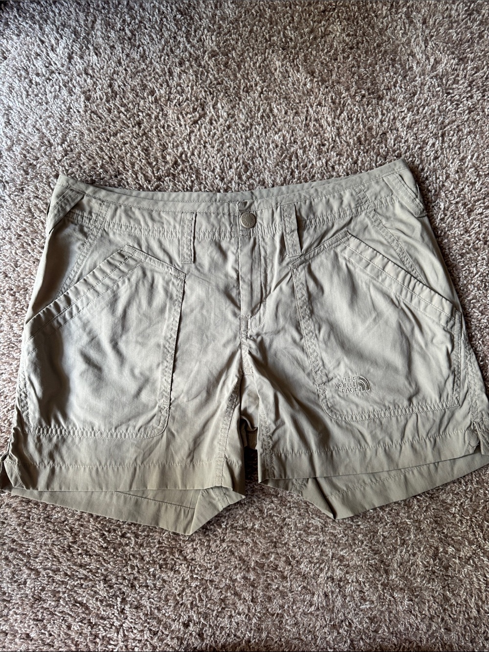 The North Face Women's Tan Khaki Outdoor Shorts